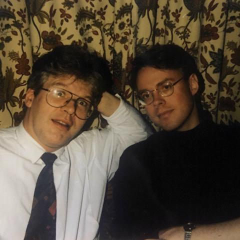 A photo of Ólafur Th. and Gunnar H.